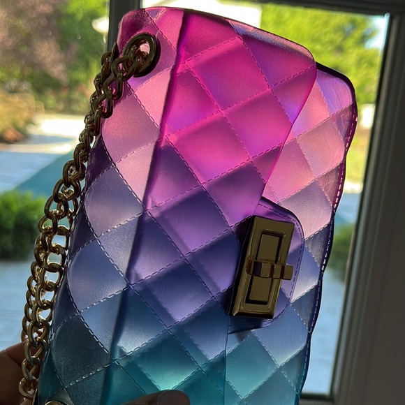 Jill & Ally Ombré Jelly Convertible Clutch/Crossbody - New with Tags - Picture 16 of 16